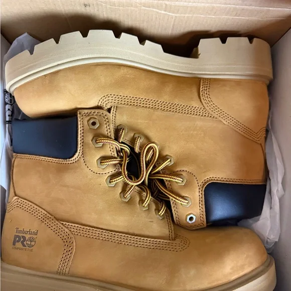 Timberland PRO Men's Tan Work Boots - Picture 1 of 7